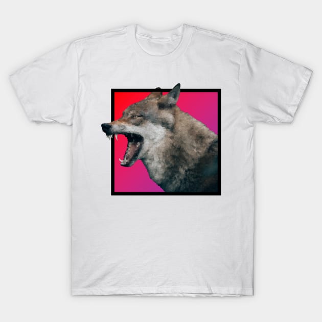 Low Poly Wolf T-Shirt by TRIME